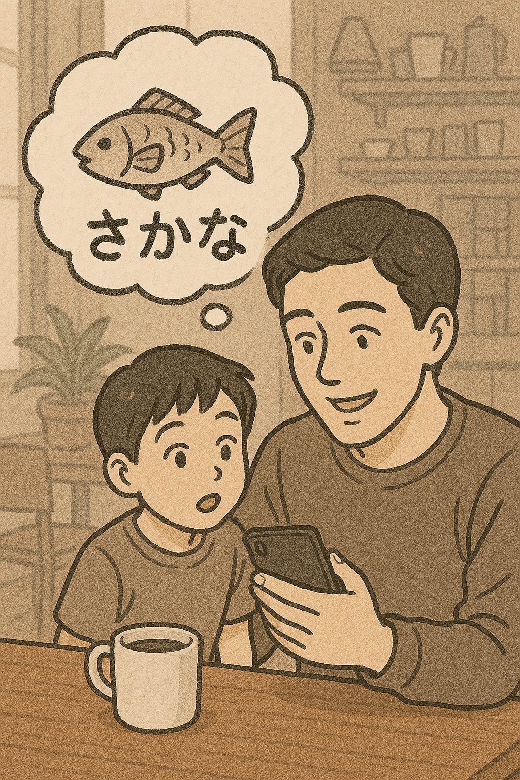 Comparison of Hiragana and Katakana characters