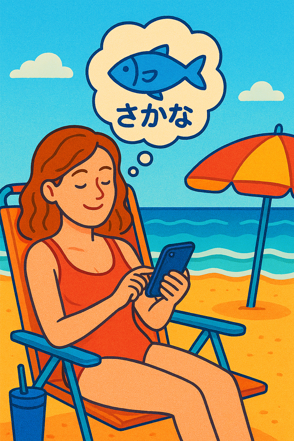 Person practicing writing Katakana characters