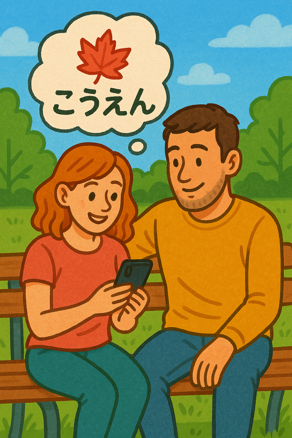 Comparison image showing Katakana and Kanji characters